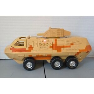 Manley Plastic Army Vehicle 2010 Tan Desert Camo Truck Preowned Works As Is